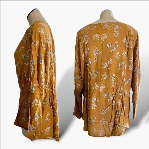 Mustard Floral Tunic - Picture 9 of 10